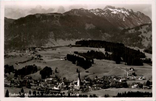 Fischen, Allgäu, mit Schöllangerburg