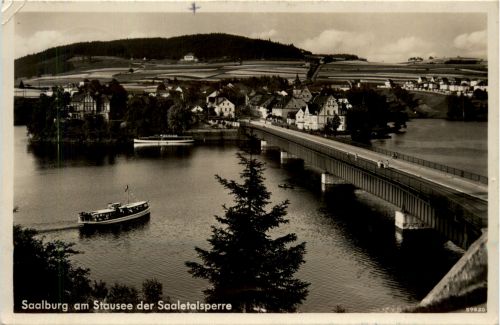 Saalburg am Stausee der Saaletalsperre