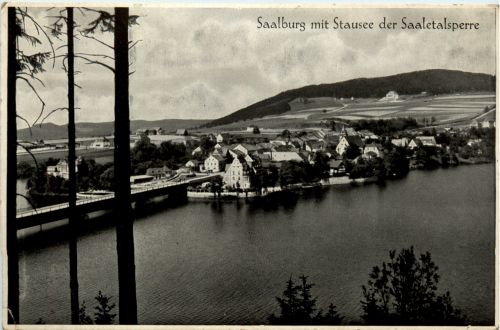 Die Saaletalsperre, Saalburg, Am Stausee