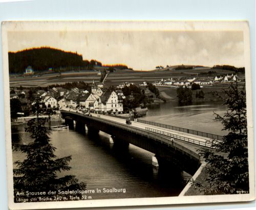 Die Saaletalsperre, Am Stausee in Saalburg
