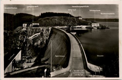 Die Saaletalsperre,