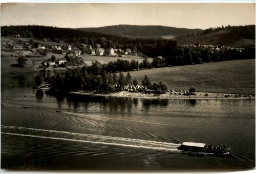 Die Saaletalsperre, Am Stausee