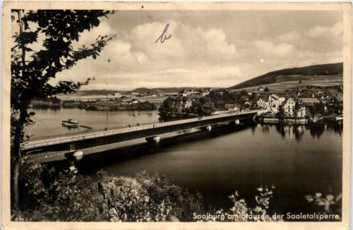 Saaletalsperre, Am Ufer bei Saalburg