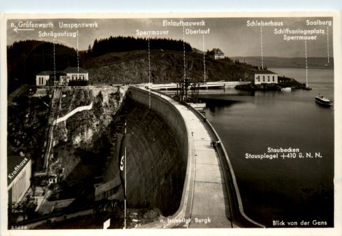 Die Saaletalsperre, am Kl. Bleiloch