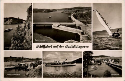 Die Saaletalsperre, Schiffahrt