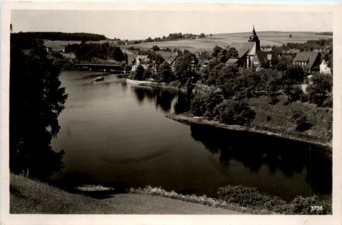 Saalburg, Blick aus dem Hintergrund