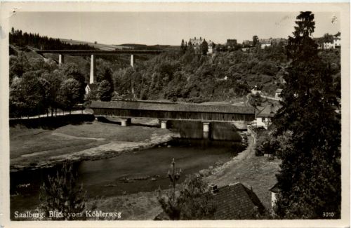 Saalburg, Blick vom Klosterweg