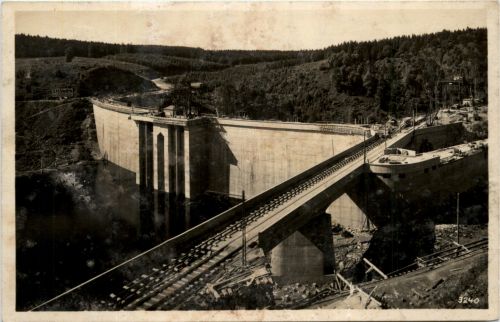 Die Saaletalsperre,