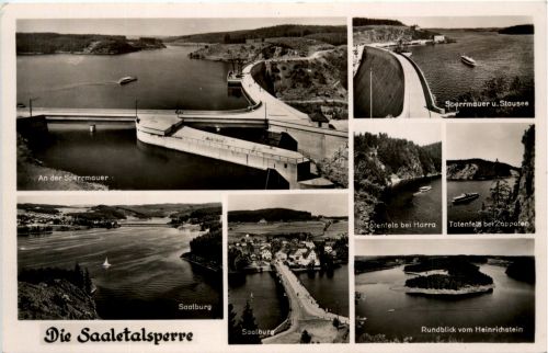 Die Saaletalsperre, div.Bilder