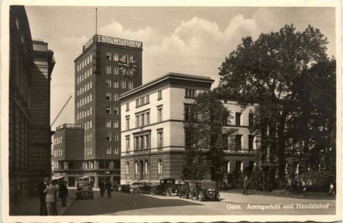 Gera, Amtsgericht und Handelshof