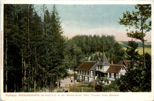 Stadtroda, Weihertalmühle