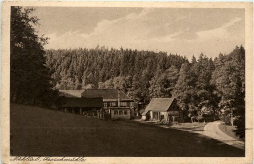 Froschmühle im Mühltal - Eisenberg Klostrlausnitz