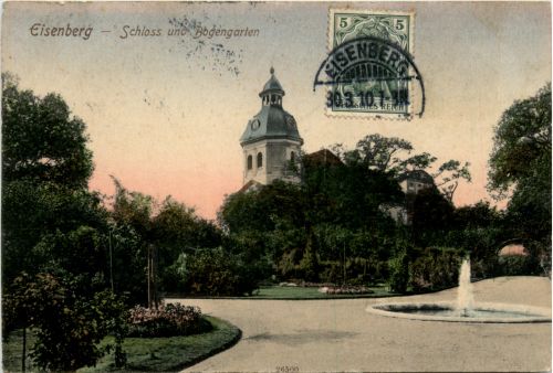 Eisenberg, Schloss und Bogengarten