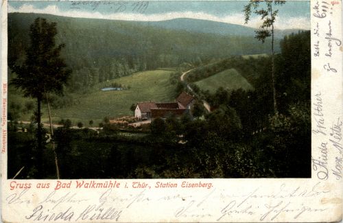 Eisenberg, Gruss aus Bad Walkmühle