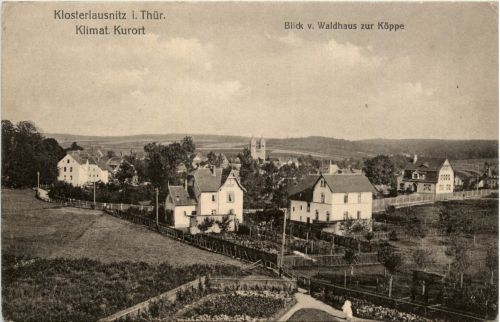 Bad Klosterlausnitz, Blick vom Waldhaus zur Köppe