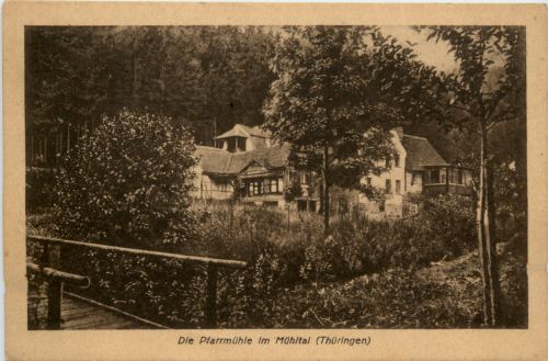 Die Pfarrmühle im Mühltal Thüringen