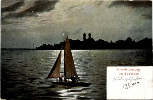 Bodensee, Abendstimmung am Bodensee