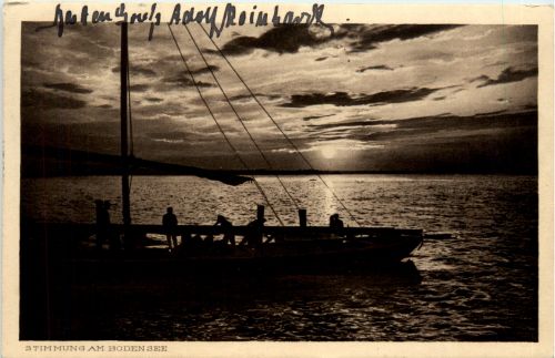 Bodensee, Abendstimmung am Bodensee