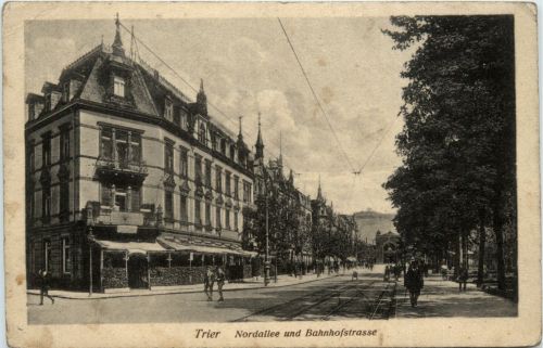 Trier, Nordallee und Bahnhofstrasse