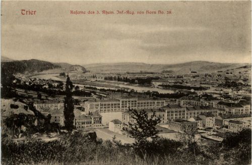 Trier, Kaserne des 3 Rhein Reg.