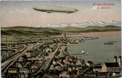 Friedrichshafen mit Zeppelin