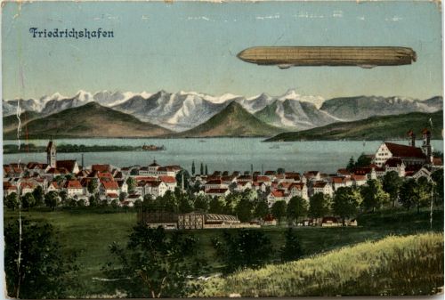 Friedrichshafen mit Zeppelin