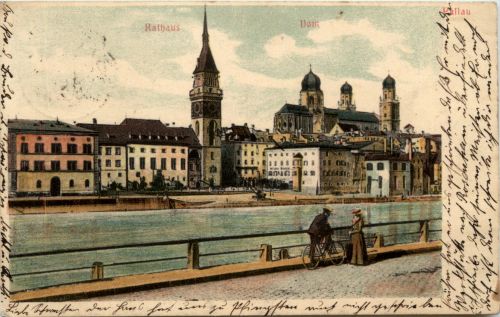 Passau, Rathaus, Dom