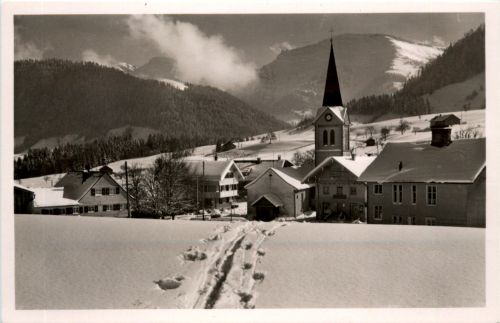 Steibis, Allgäu, mit Hochgrat