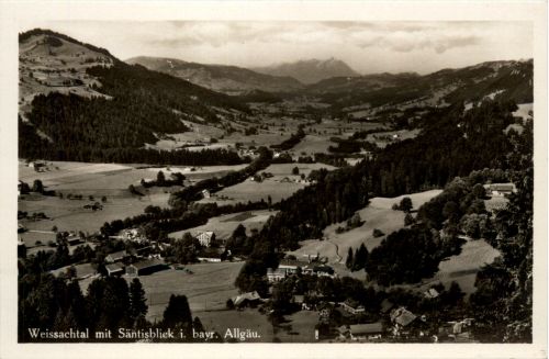 Weissachtal mit Säntisblick