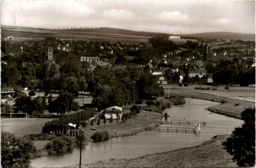Campingplatz mit Blick auf Bad Hersfeld