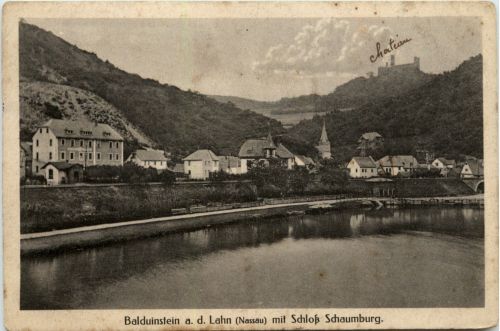 Balduinstein a.d. Lahn mit Schloss Schaumburg