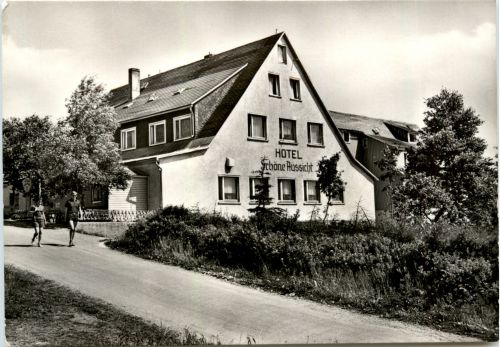 Luftkurort Schmiederfeld am Rennsteig, Kreis Ilmenau, Hotel Schöne Aussi