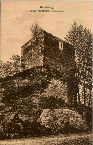 Radeberg, Schloss Klippenstein-Hungerturm
