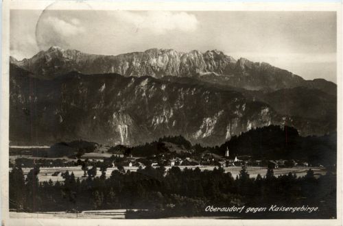 Oberaudorf am Inn, gegen Kaisergebirge