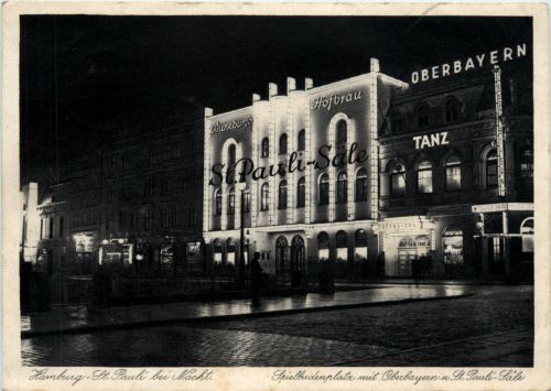 Hamburg, St.Pauli, Spielbuden-Platz