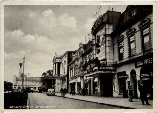 Hamburg, St.Pauli, Spielbuden-Platz