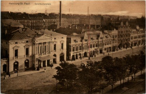 Hamburg, St.Pauli, Spielbuden-Platz