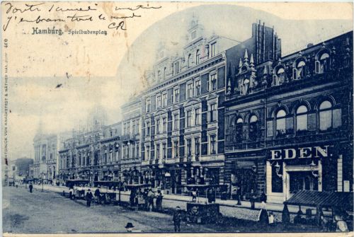 Hamburg, St.Pauli, Spielbuden-Platz