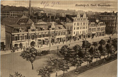 Hamburg, St.Pauli, Reeperbahn