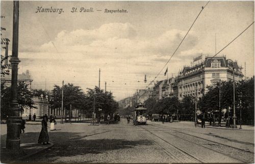 Hamburg, St.Pauli, Reeperbahn