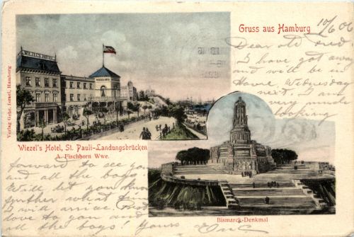 Hamburg, Landungsbrücken, Wiezels Hotel