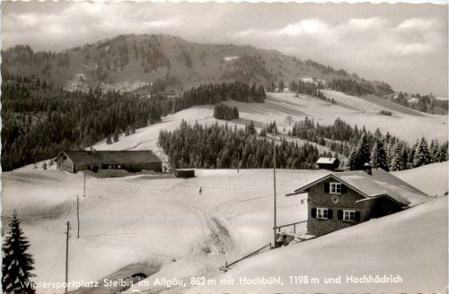 Oberstaufen, Allgäu, Steibis, mit Hochbühl
