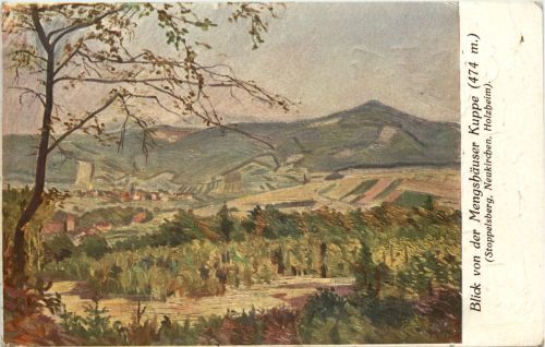 Blick von der Mengshäuser Kuppe - Stoppelsberg Neukirchen Holzheim