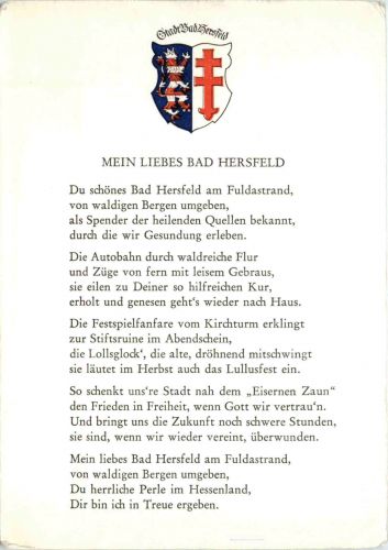 Bad Hersfeld, Lied
