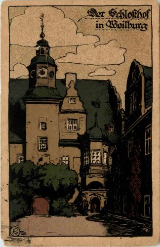 Weilburg, der Schlosshof