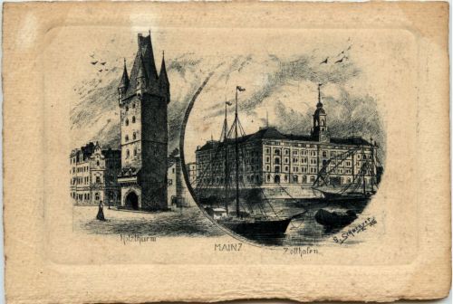 Mainz, Holzturm, Zollhafen