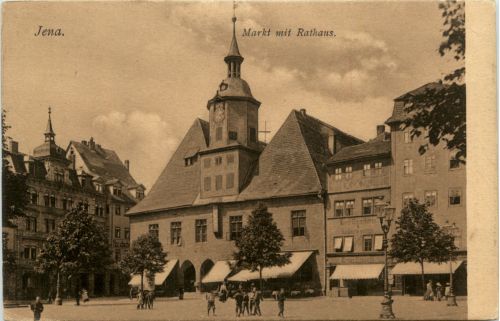 Jena, Markt mit Rathaus