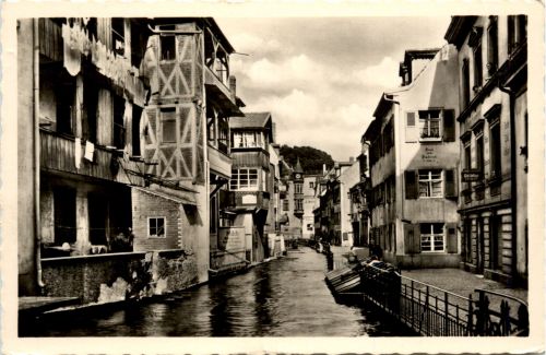 Freiburg i.Br., die Altstadt an der Fischerau