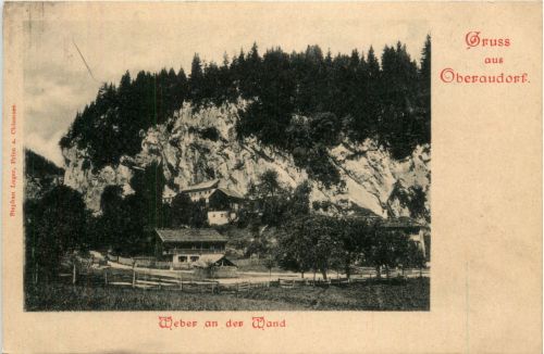 Oberaudorf am Inn, Weber an der Wand