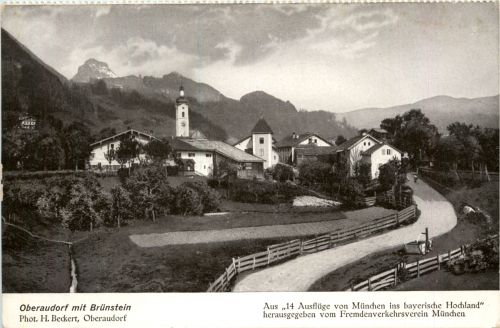 Oberaudorf am Inn, mit Brünnstein